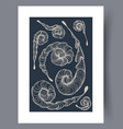 printable wall art poster set vector image