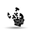 solution icon vector image