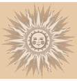 heraldic sun big vector image