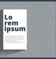 abstract seamless ripple pattern repeating vector image vector image