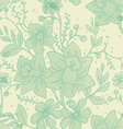 flowers back vector image