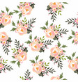 flowers design seamless pattern vector image