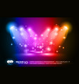 magic spotlights vector image