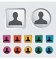 person single icon vector image vector image