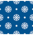 seamless snowflakes pattern snowfall vector image