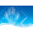 structure blueprint abstract vector image vector image