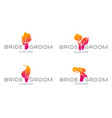wedding card templates vector image