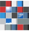 background made of colorful squares vector image