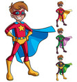super boy isolated vector image vector image