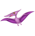 Cartoon Funny Pterodactyl Flying Royalty Free Vector Image