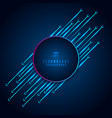 abstract modern digital technology concept circle vector image
