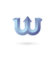 letter w logo icon design template elements vector image vector image