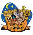 happy halloween vector image vector image