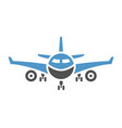 transport in the sky vector image