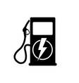 icon charging stations of electric cars vector image