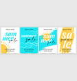 summer sale banner and discount poster vector image