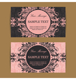 business cards set vector image vector image