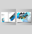 layout two a4 format modern cover vector image