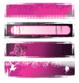 set of grunge banners vector image vector image