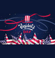 president day hat republic poster creative vector image