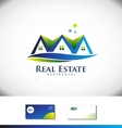 real estate logo vector image