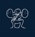 woman fitness vector image