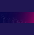 abstract lines and dots connect background vector image