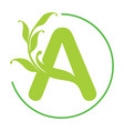 letter a logo vector image vector image