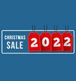 christmas sale banner vector image vector image
