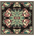 traditional ornamental floral paisley bandanna vector image