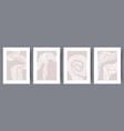 printable wall art poster set vector image