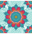 flower mandala colorful background for cards vector image