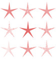 star set grunge 00 vector image