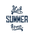 hot summer time vector image vector image