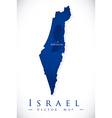 israel design over white background vector image