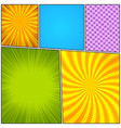 comic book page background vector image