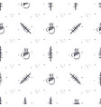 forest adventure seamless pattern with trees vector image vector image