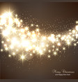 christmas elegant snowflakes background vector image