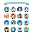 a set of professions people vector image