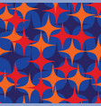 seamless pattern with four corner stars vector image
