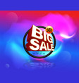 sale banner 3d style vector image vector image