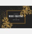 merry christmas and happy new year greeting card vector image
