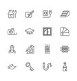 building house - flat icons vector image