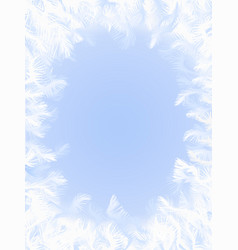 Frozen window Royalty Free Vector Image - VectorStock