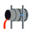 mettalurgy flat icon vector image vector image