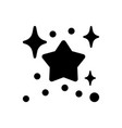 universe star icon vector image vector image