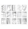 window shadow overlay light effects vector image vector image