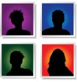 people avatars vector image vector image