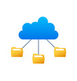 files cloud great design for any purposes vector image