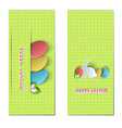 easter cards vector image vector image